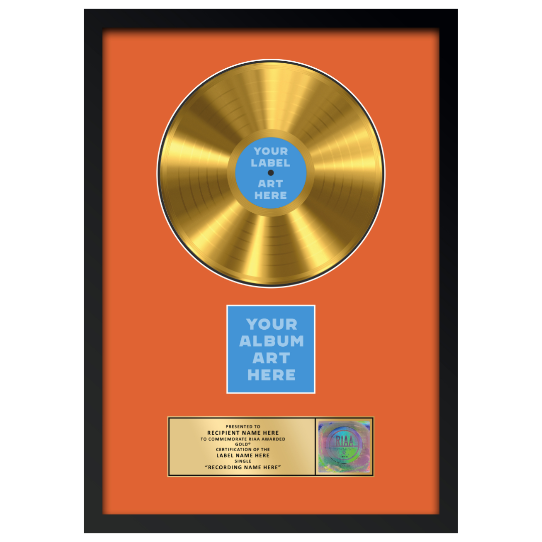 18"x26" RIAA Gold Award