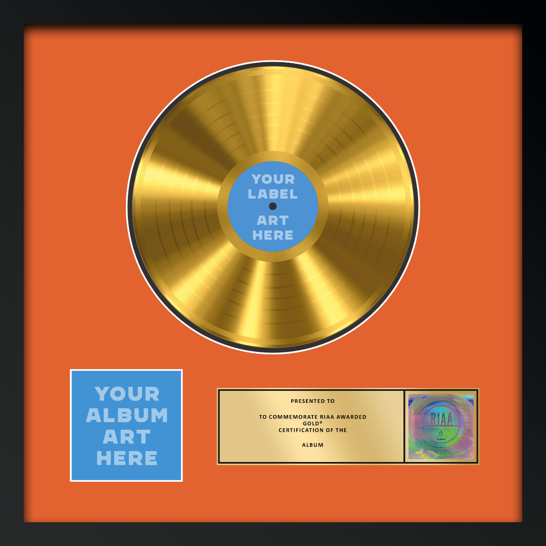 21"x21" RIAA Gold Award