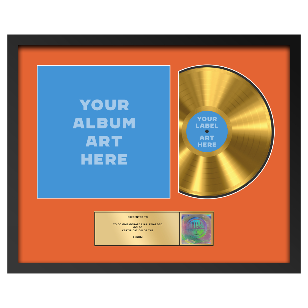 25"x20" RIAA Gold Award