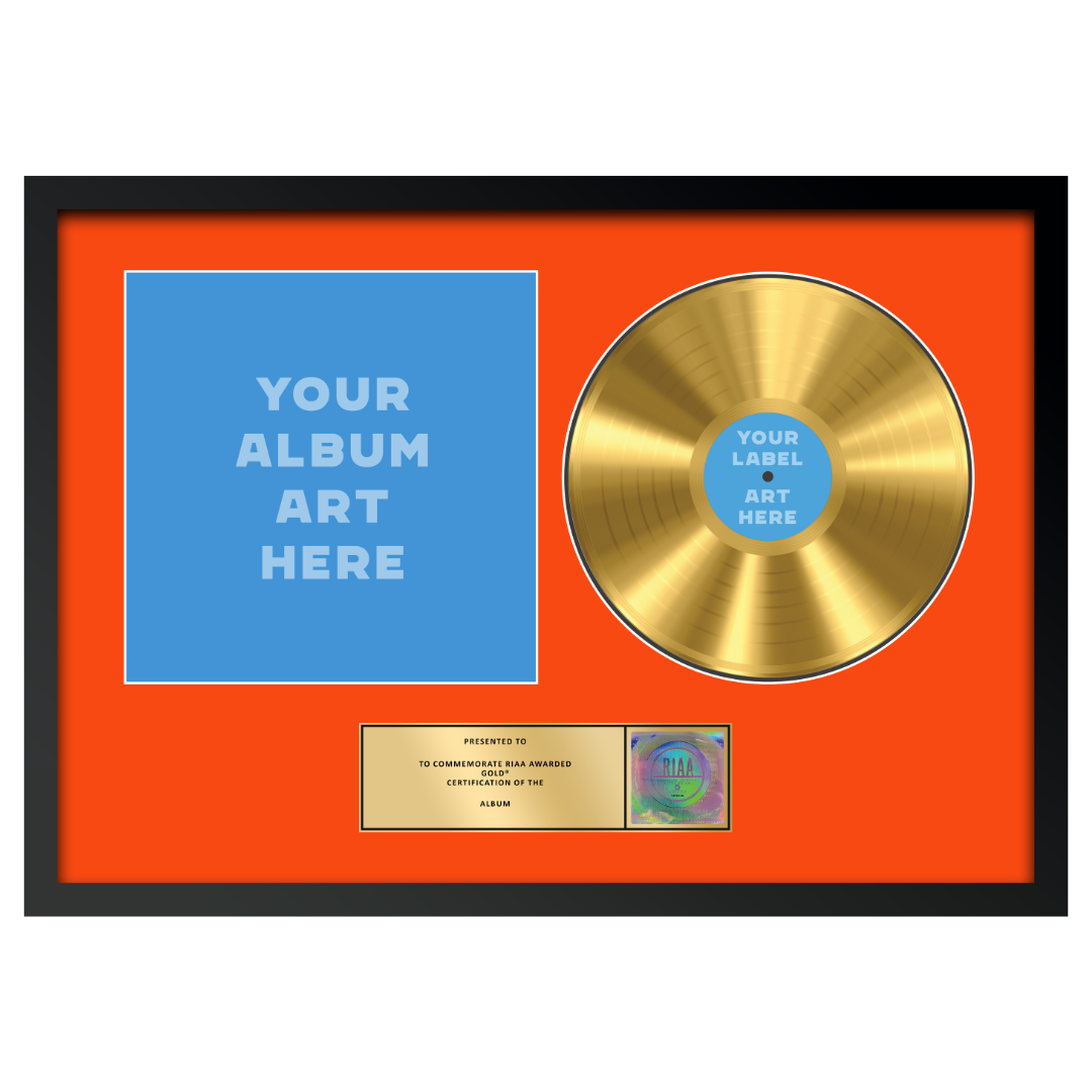 29"x20" RIAA Gold Award