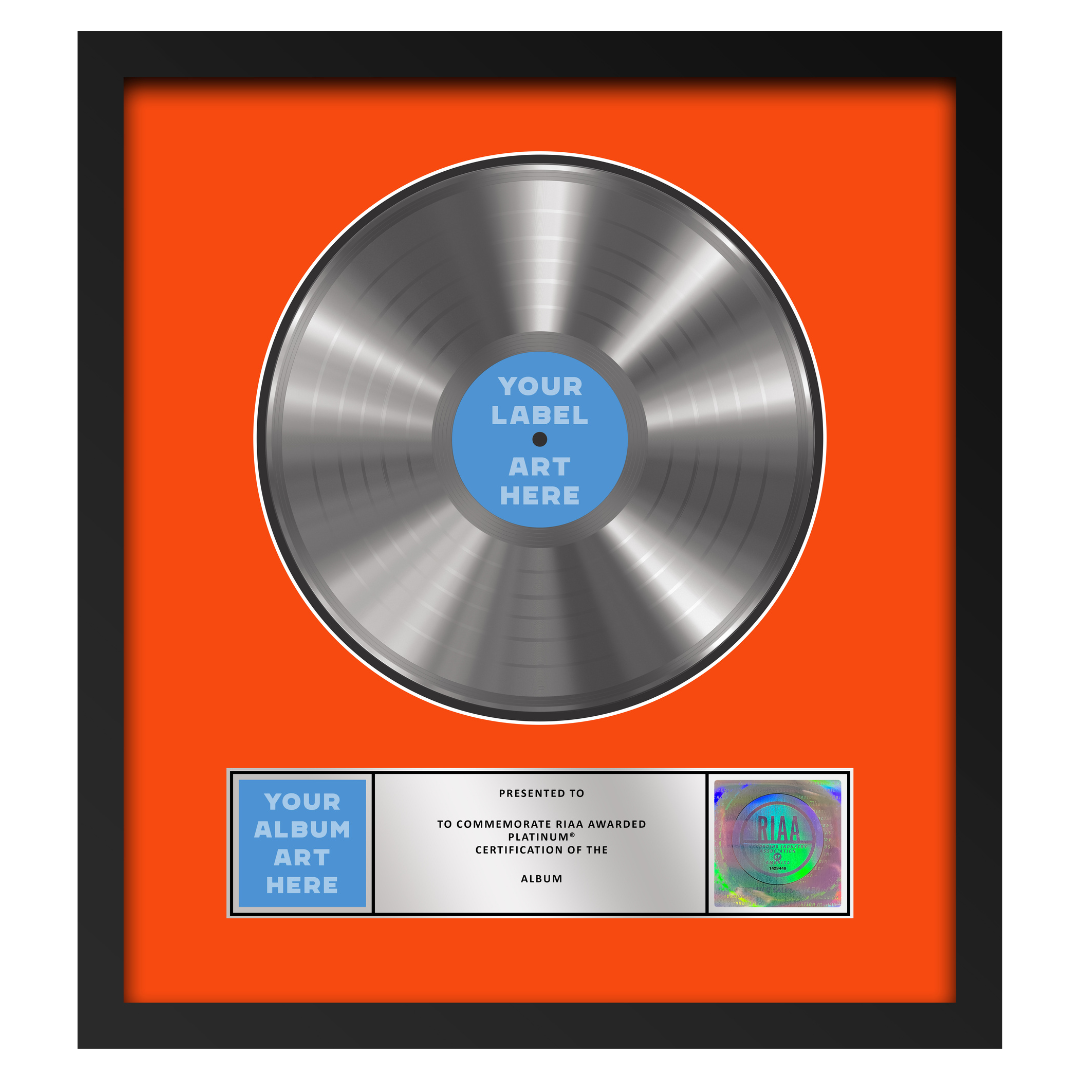 18"x20" RIAA Platinum Award