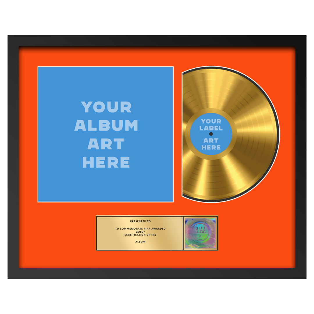 25"x20" RIAA Gold Award