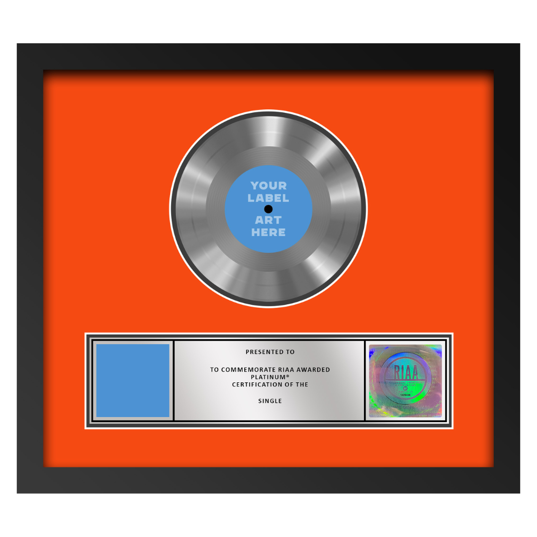 17"x15" RIAA Platinum Award