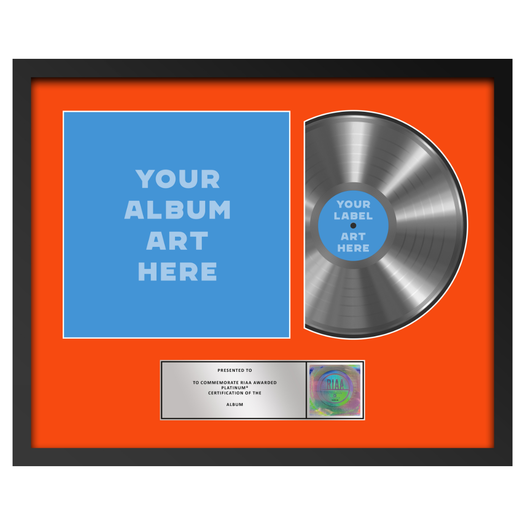 25"x20" RIAA Platinum Award