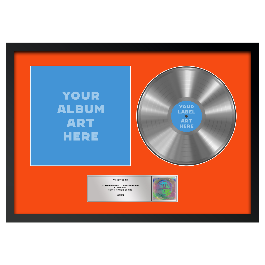 29"x20" RIAA Platinum Award