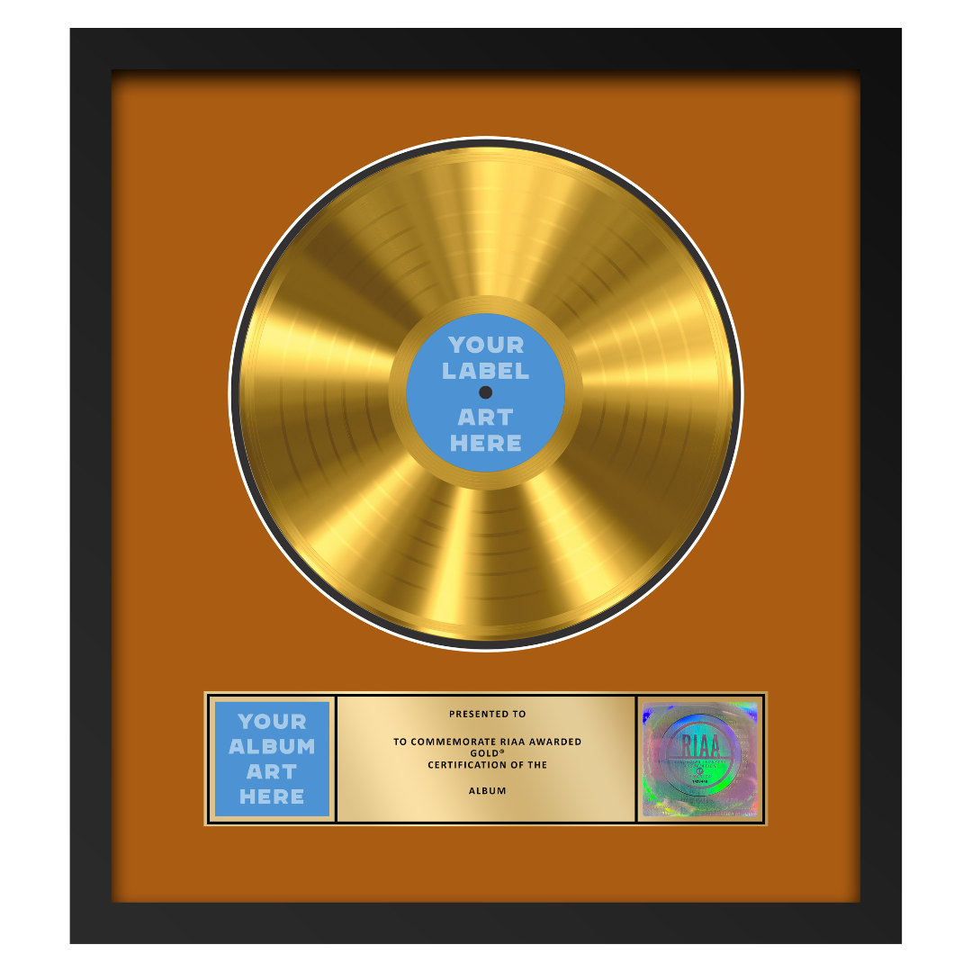 18"x20" RIAA Gold Award