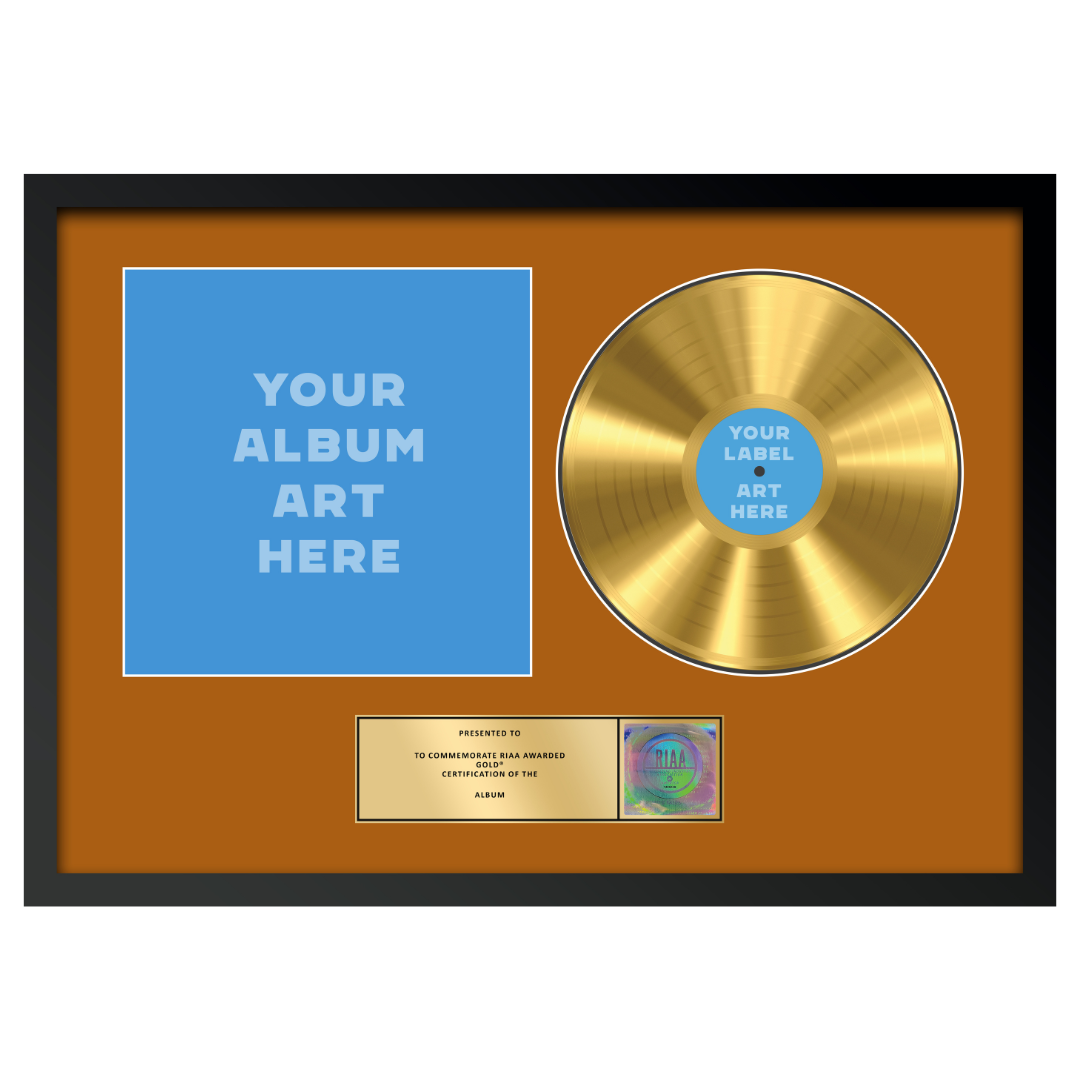 29"x20" RIAA Gold Award