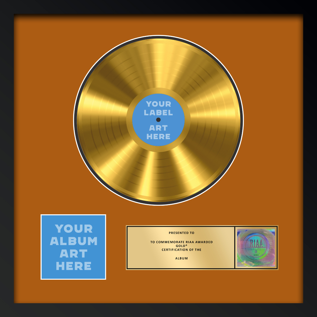 21"x21" RIAA Gold Award