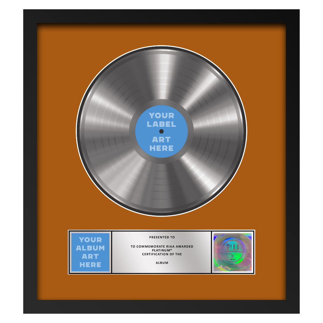 18"x20" RIAA Platinum Award