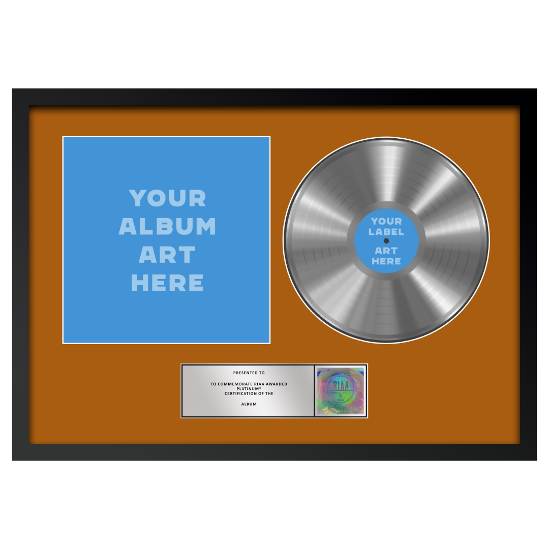 29"x20" RIAA Platinum Award