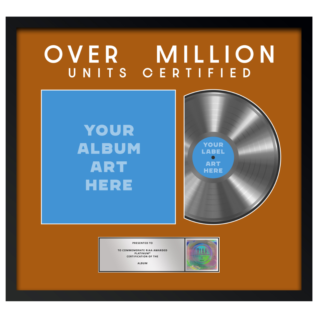 26"x24" RIAA Platinum Award