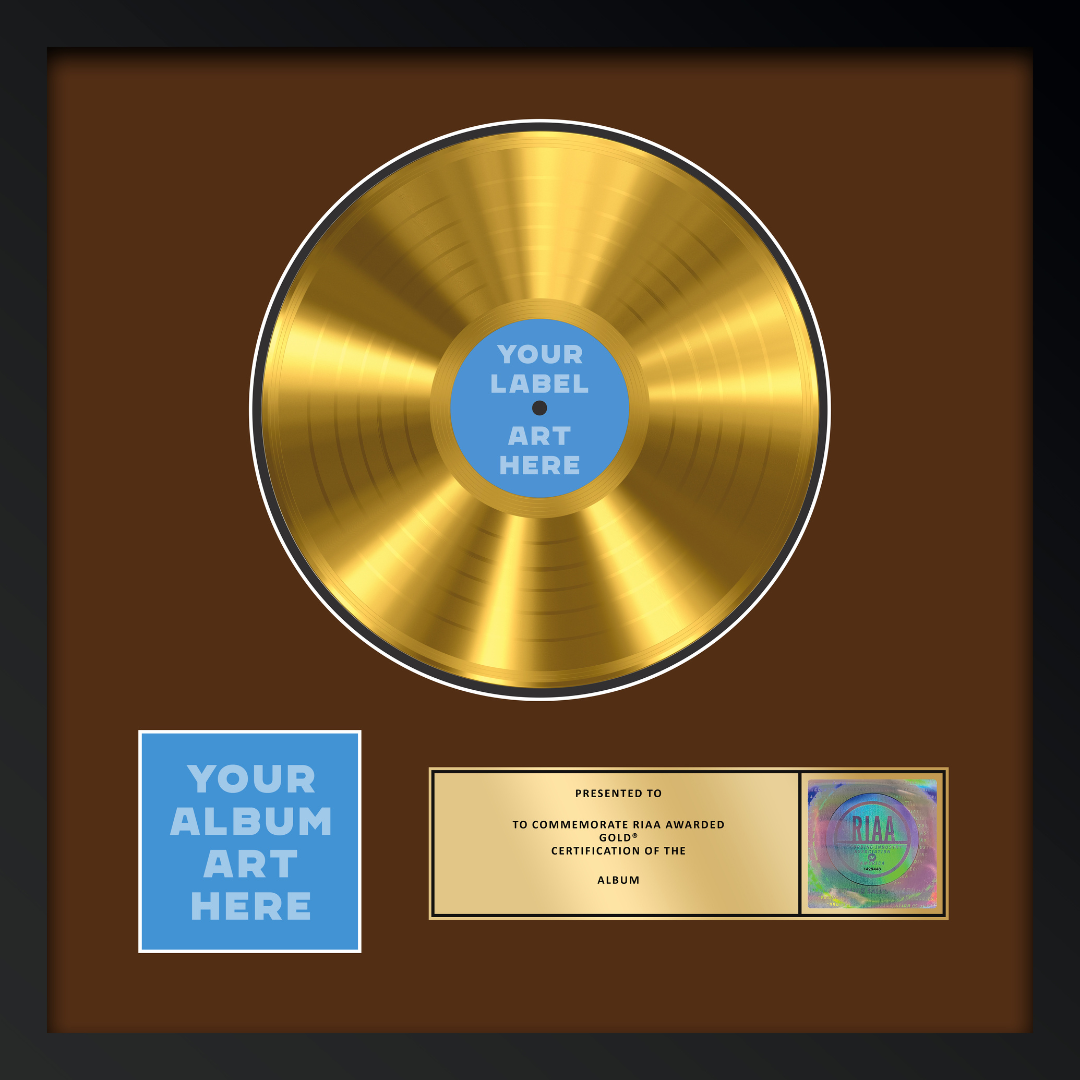 21"x21" RIAA Gold Award