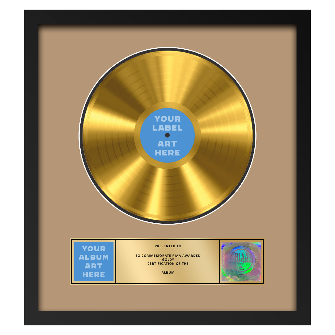 18"x20" RIAA Gold Award