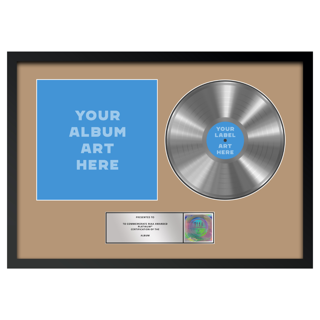 29"x20" RIAA Platinum Award