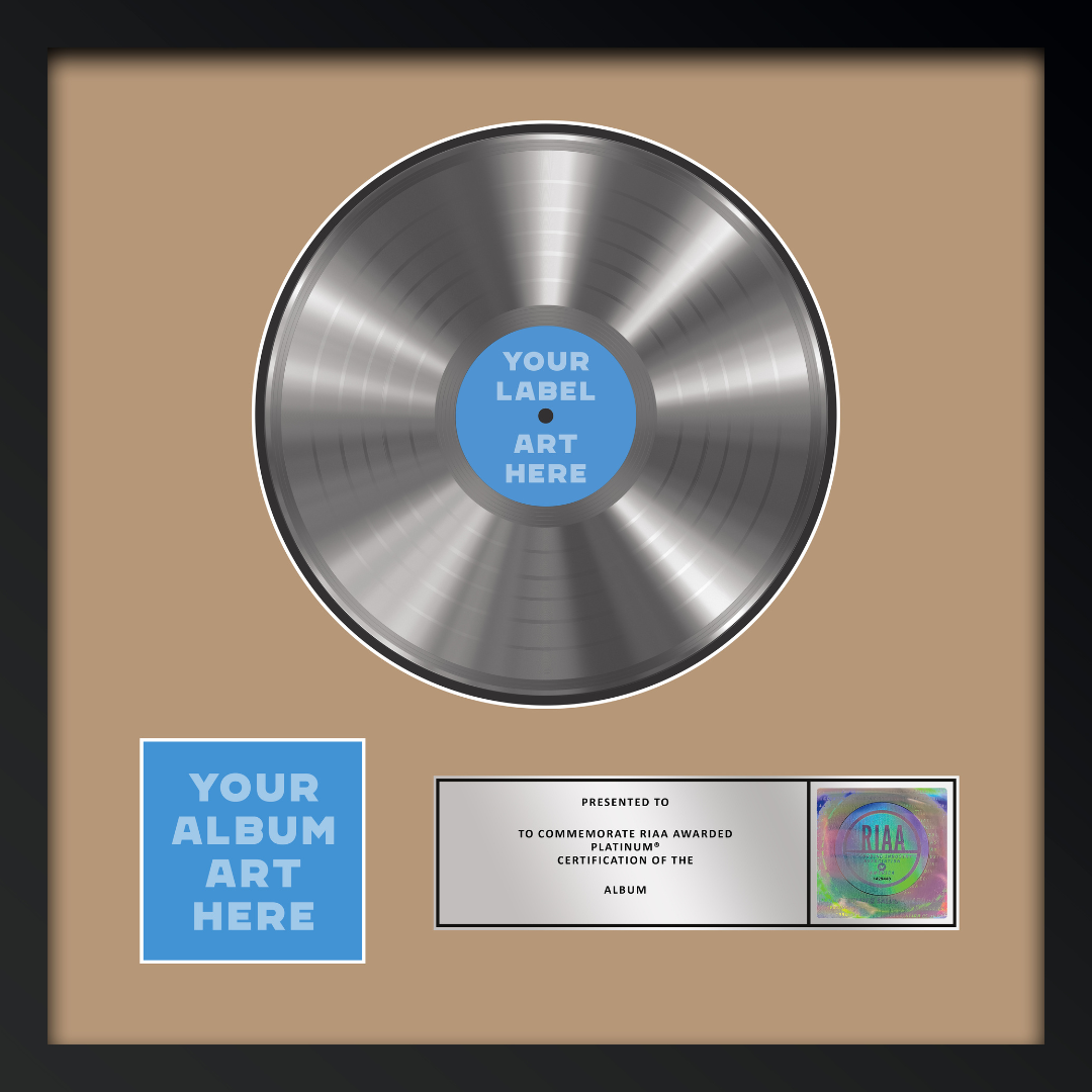 21"x21" RIAA Platinum Award