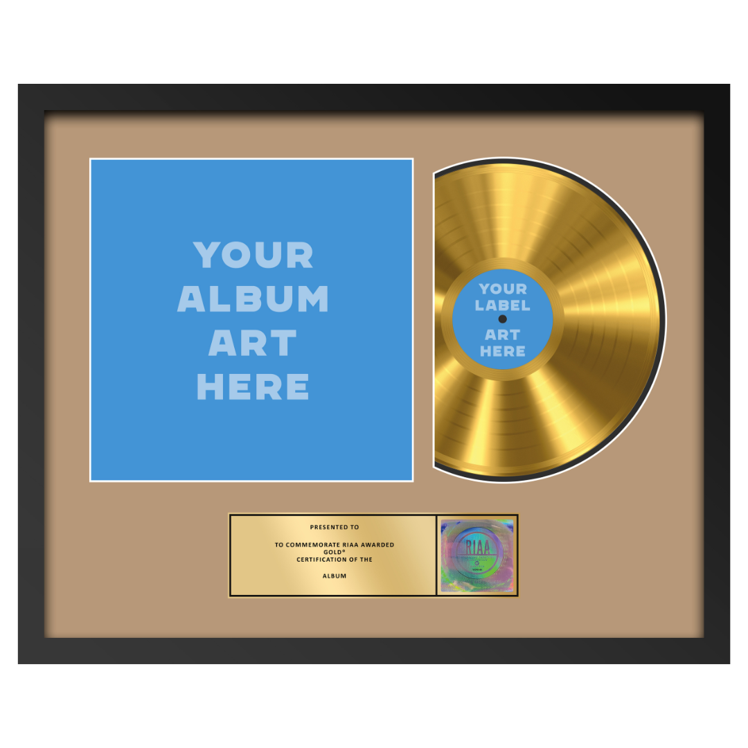 25"x20" RIAA Gold Award