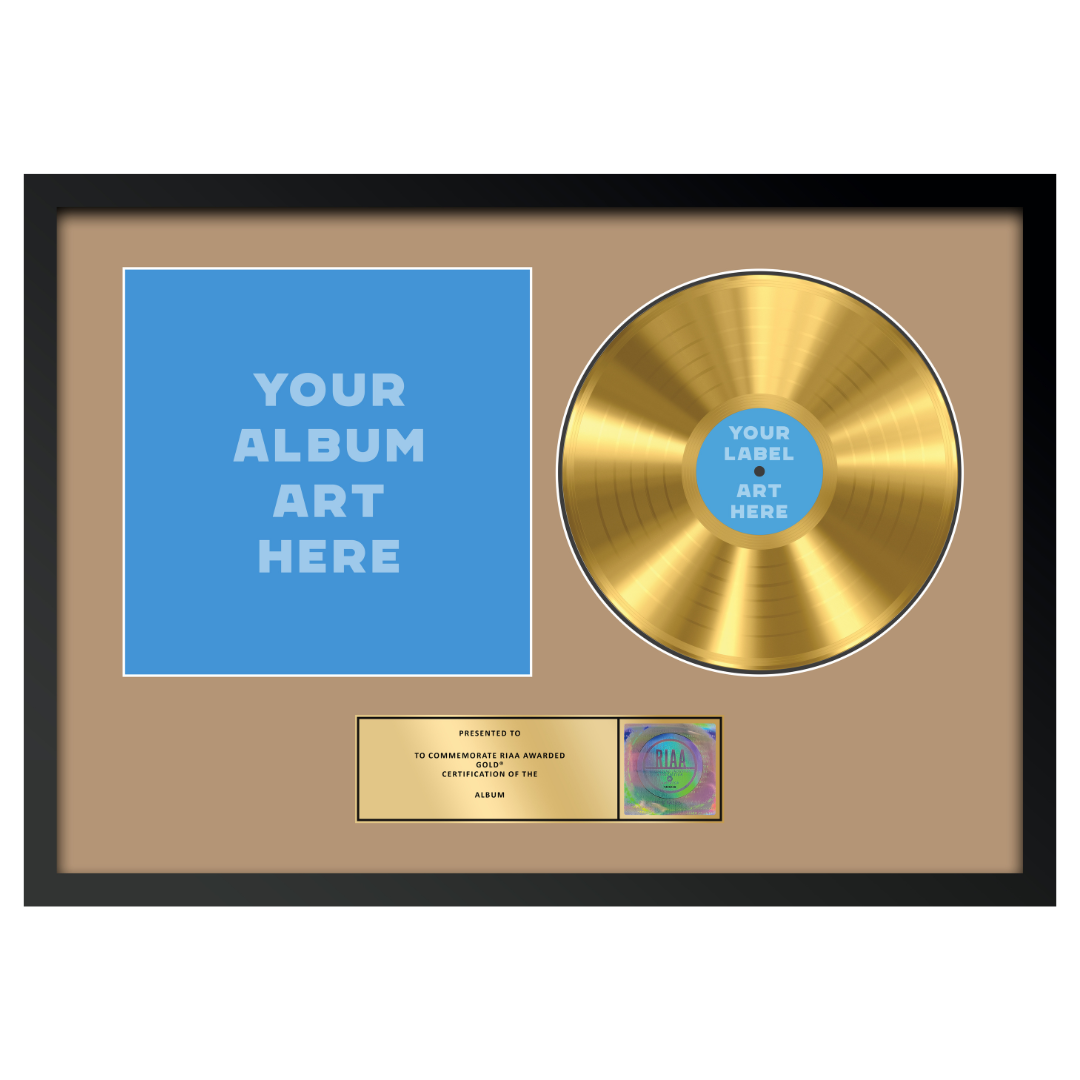 29"x20" RIAA Gold Award