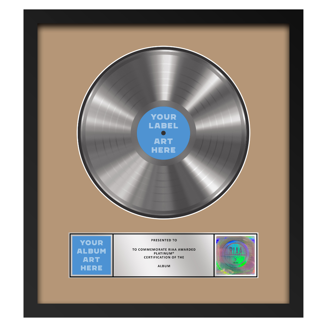 18"x20" RIAA Platinum Award