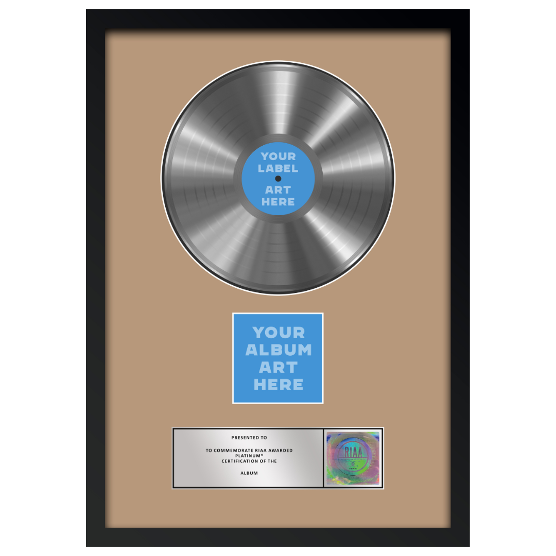 18"x26" RIAA Platinum Award