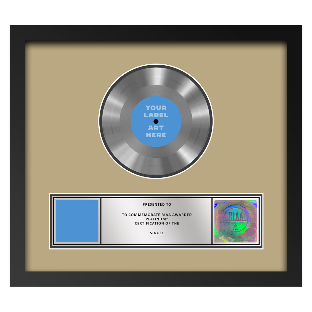 17"x15" RIAA Platinum Award