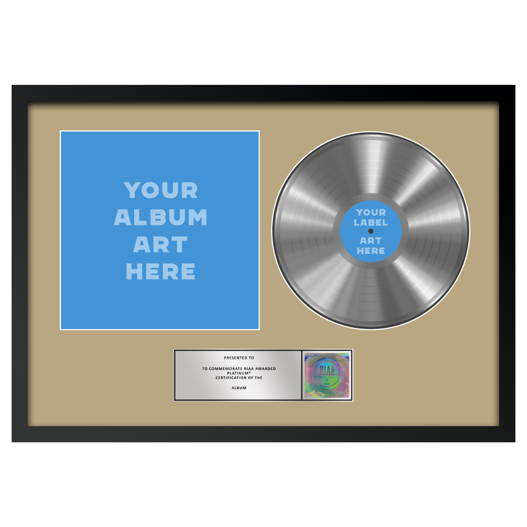 29"x20" RIAA Platinum Award