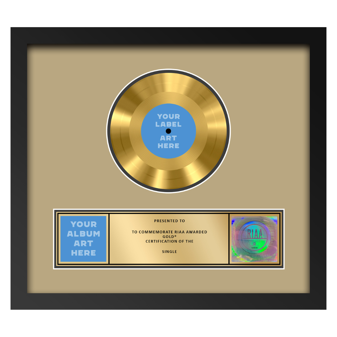 17"x15" RIAA Gold Award