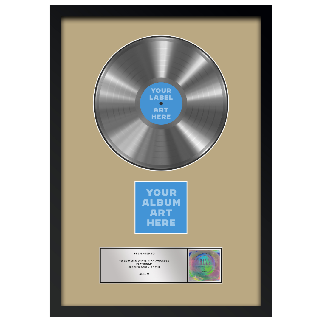 18"x26" RIAA Platinum Award