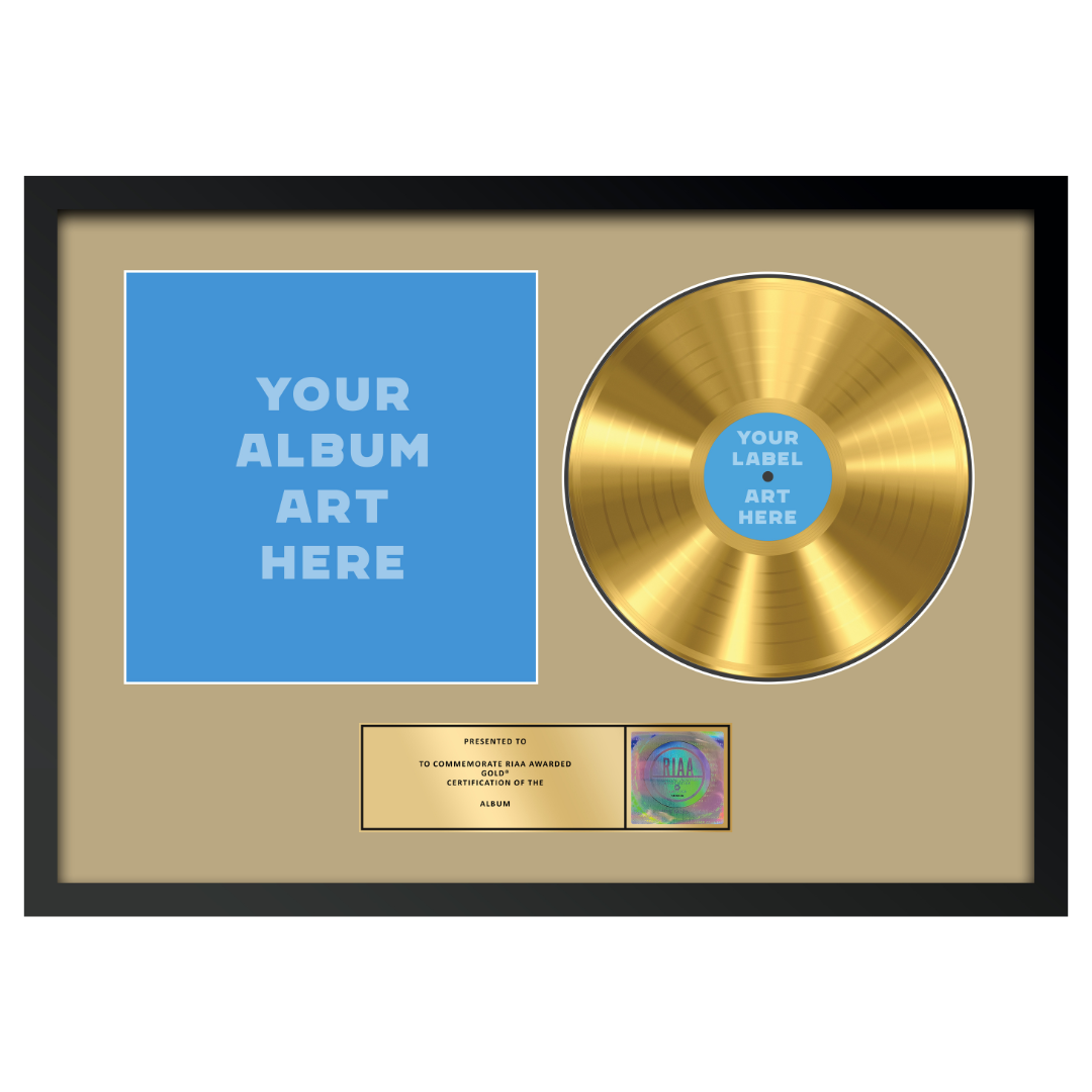 29"x20" RIAA Gold Award