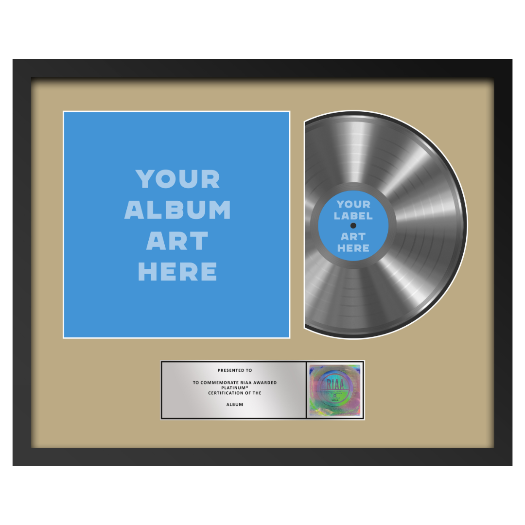 25"x20" RIAA Platinum Award