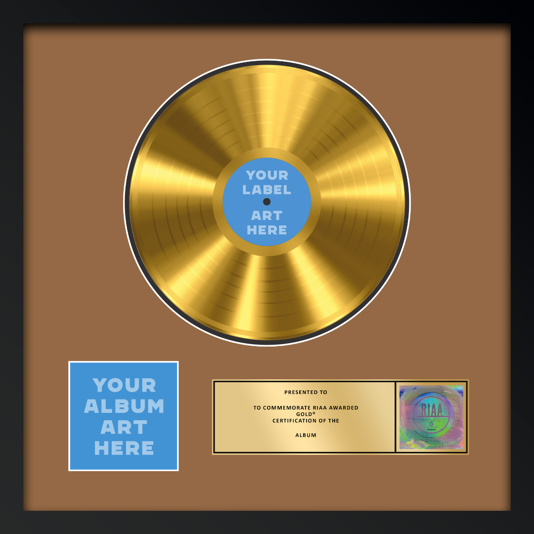 21"x21" RIAA Gold Award