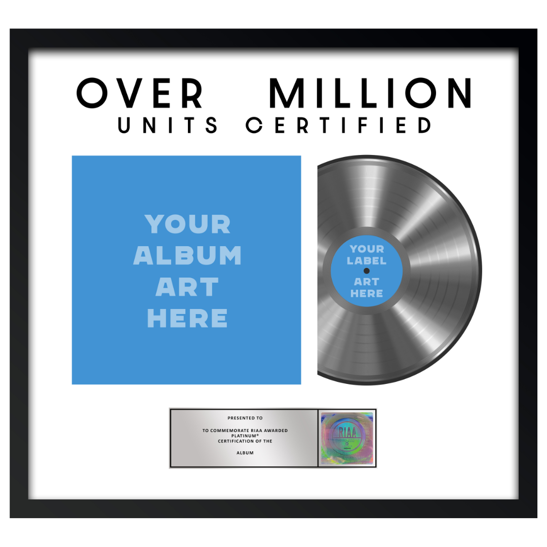 26"x24" RIAA Platinum Award