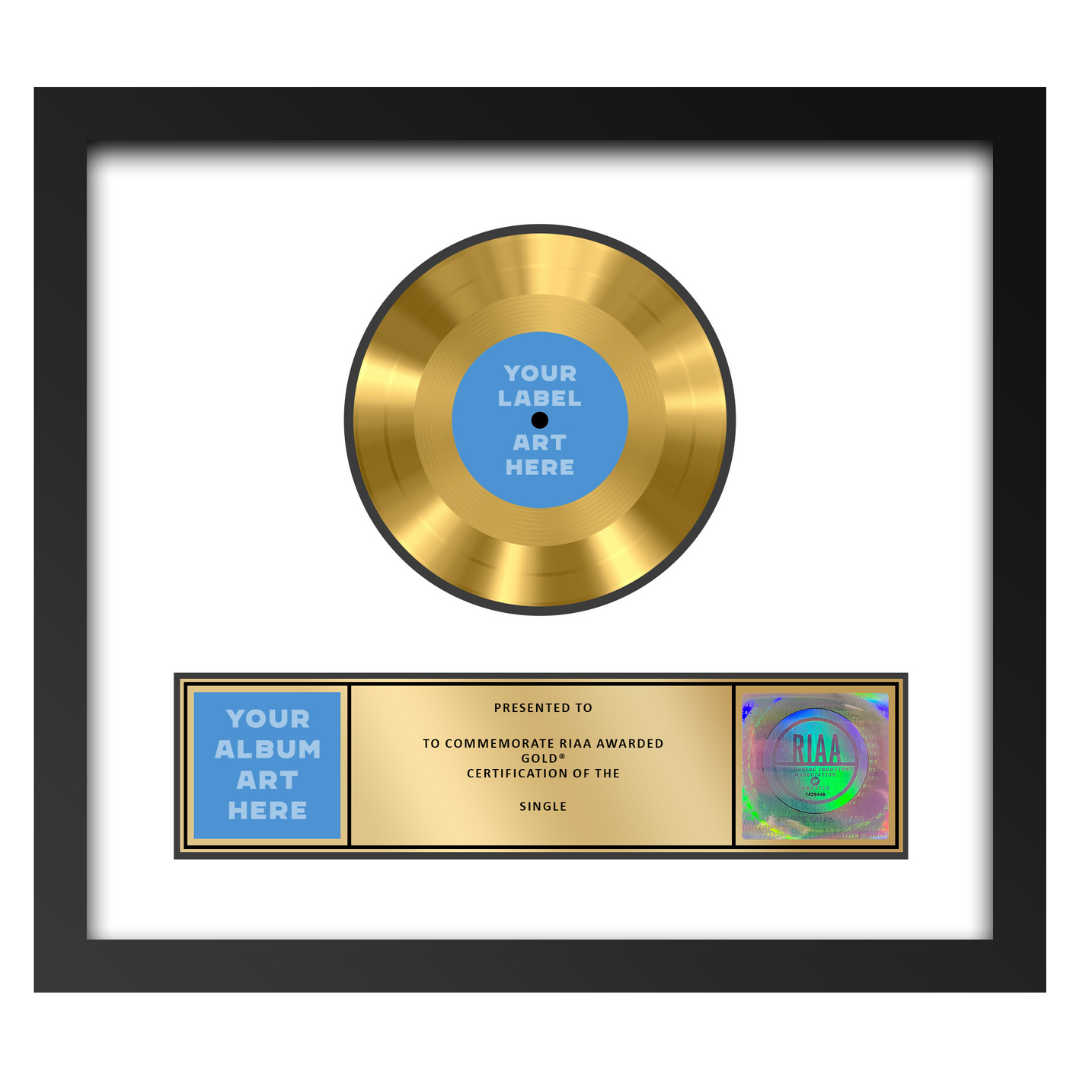 17"x15" RIAA Gold Award