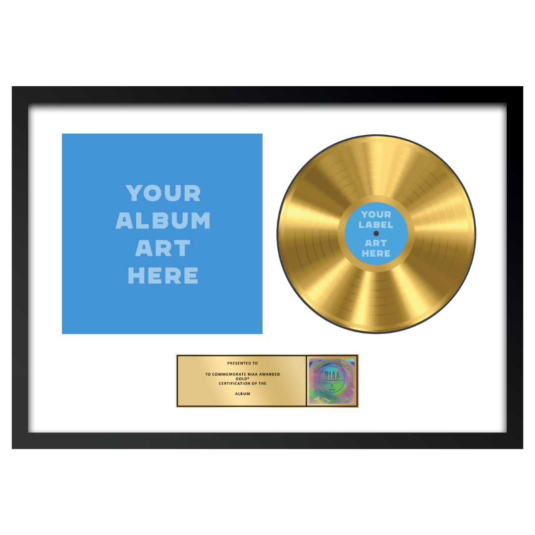 29"x20" RIAA Gold Award