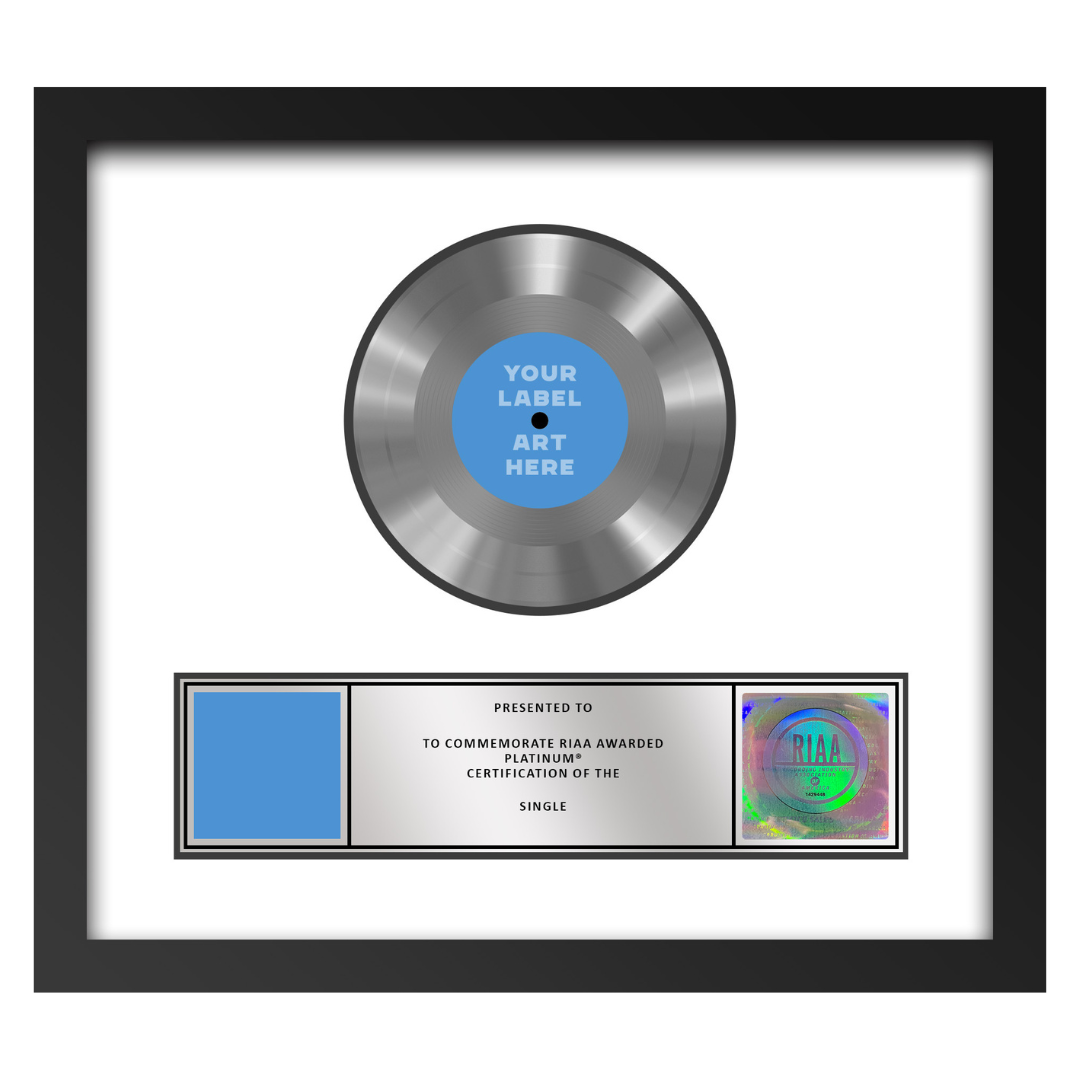 17"x15" RIAA Platinum Award