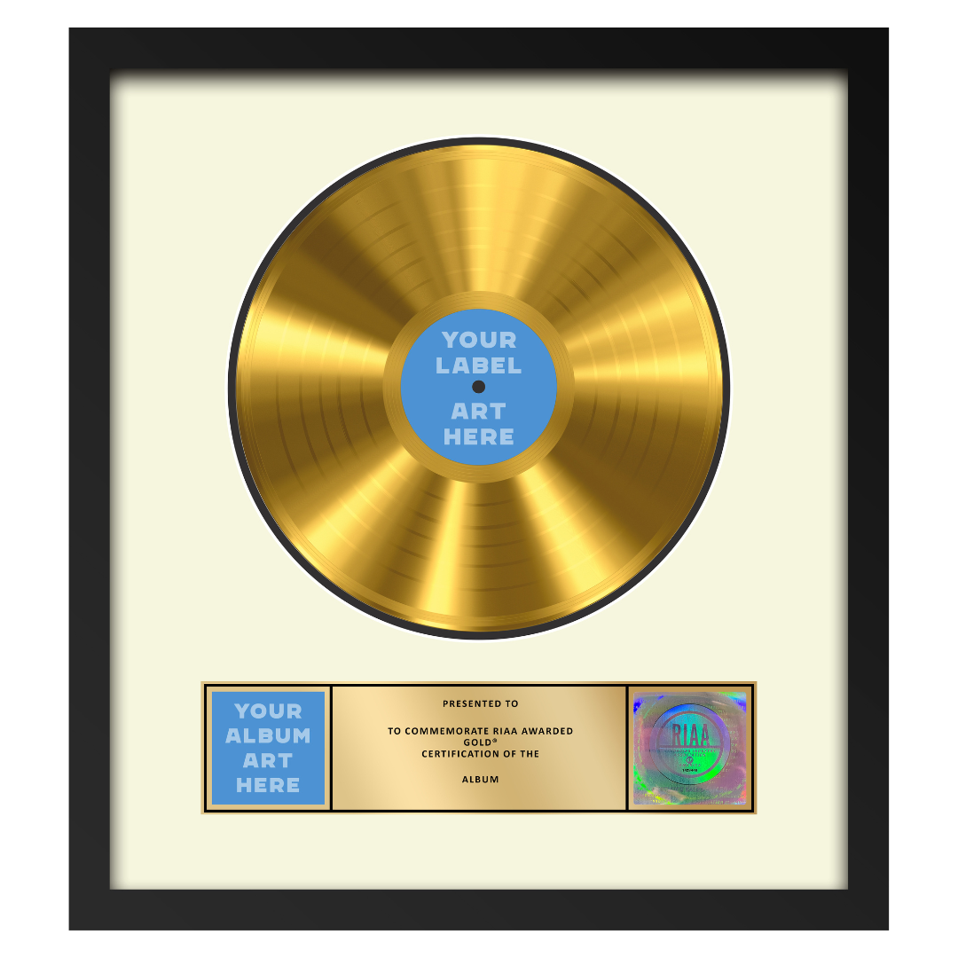 18"x20" RIAA Gold Award