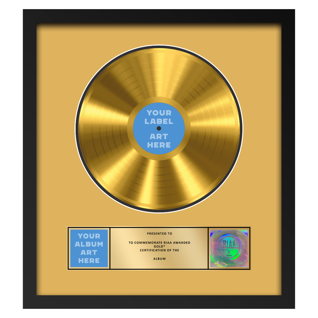 18"x20" RIAA Gold Award