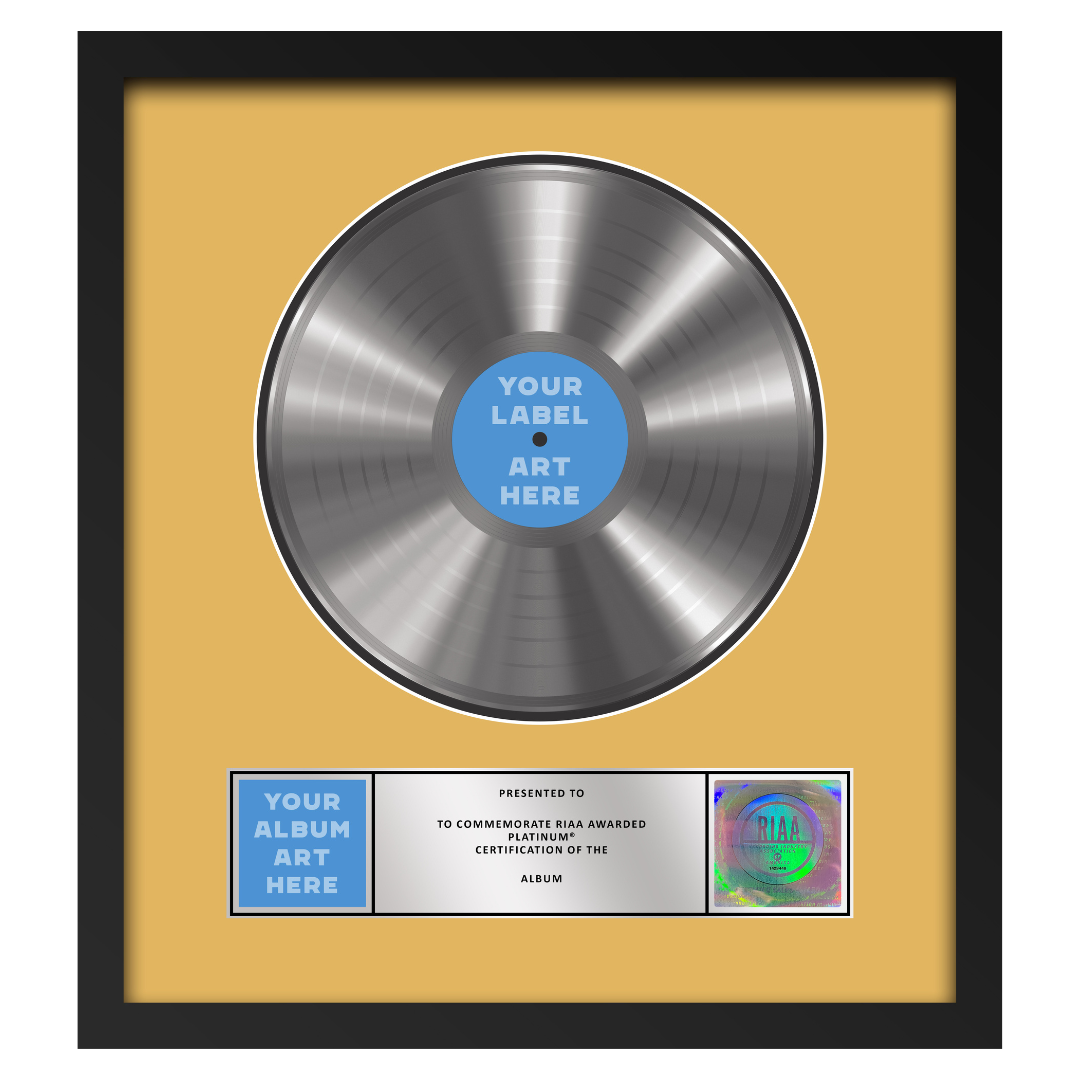 18"x20" RIAA Platinum Award