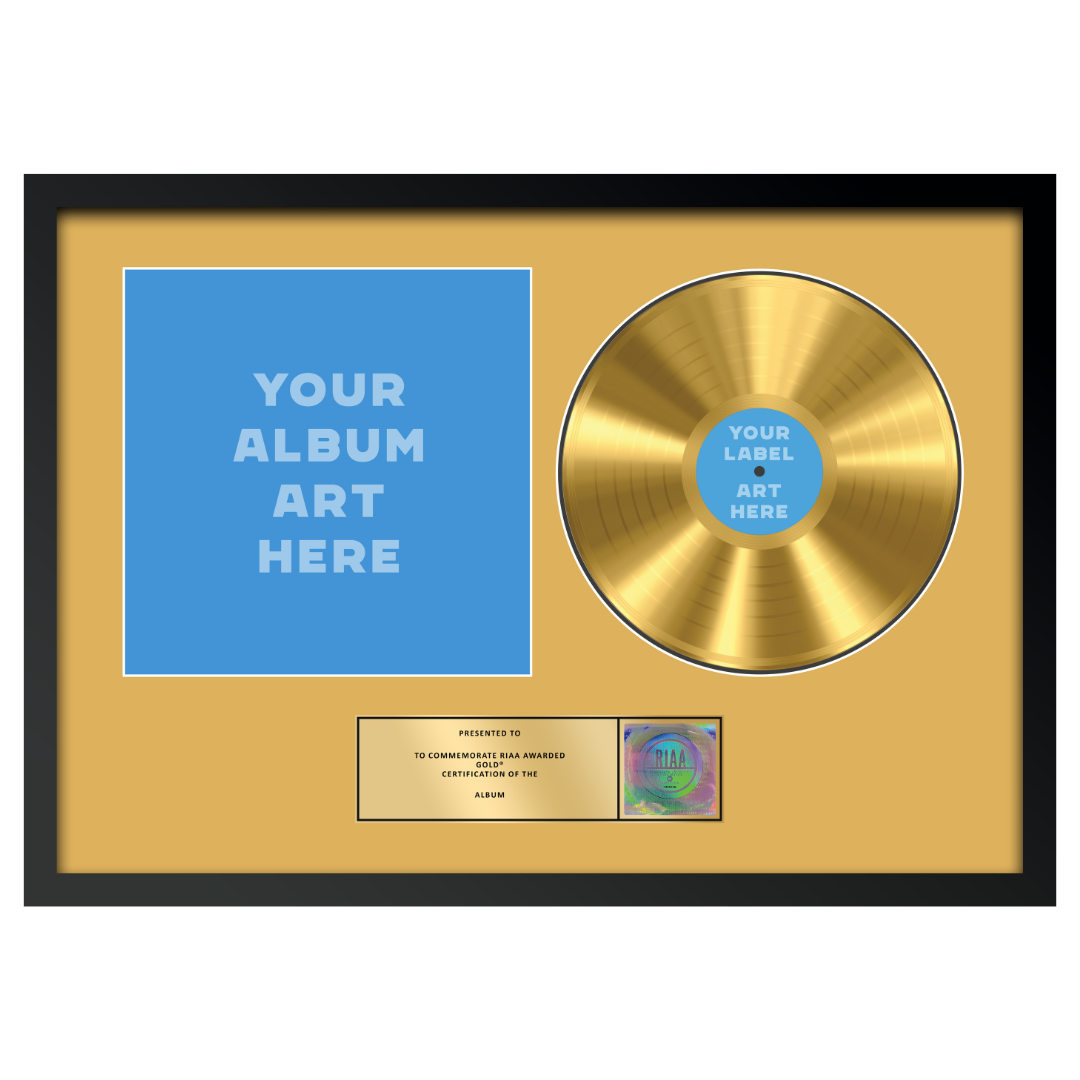 29"x20" RIAA Gold Award