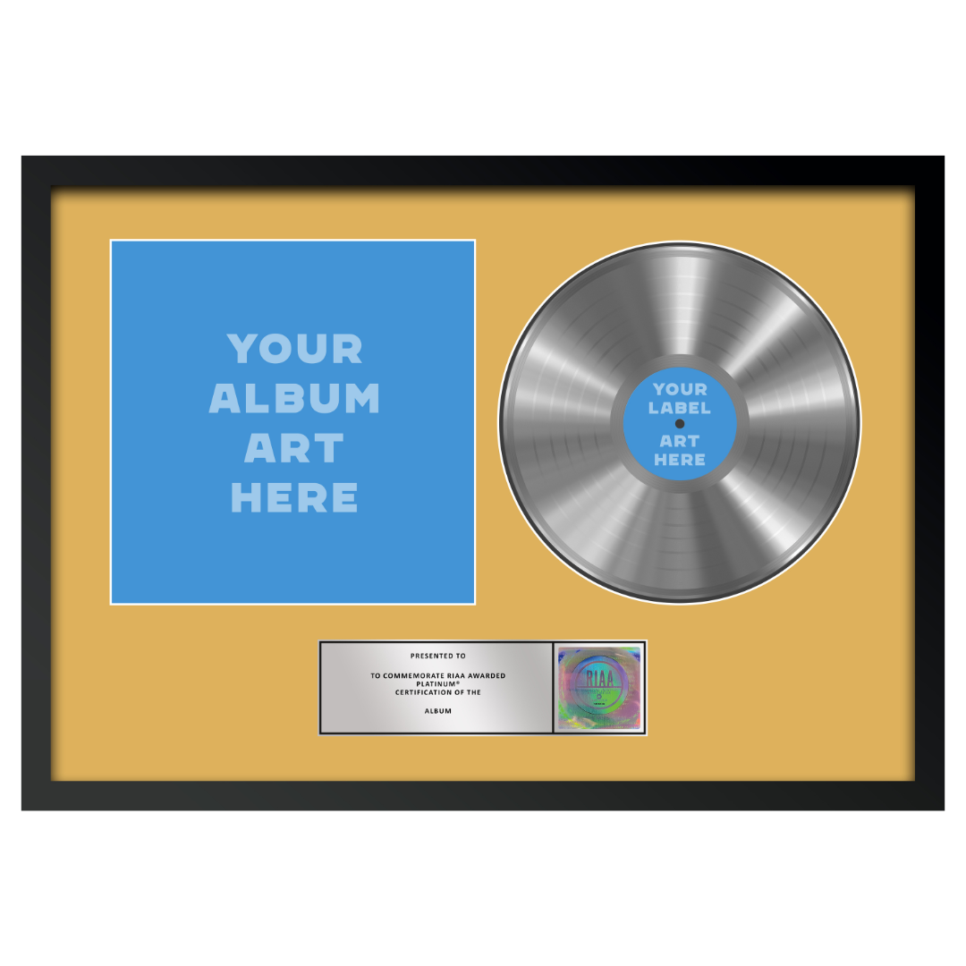 29"x20" RIAA Platinum Award