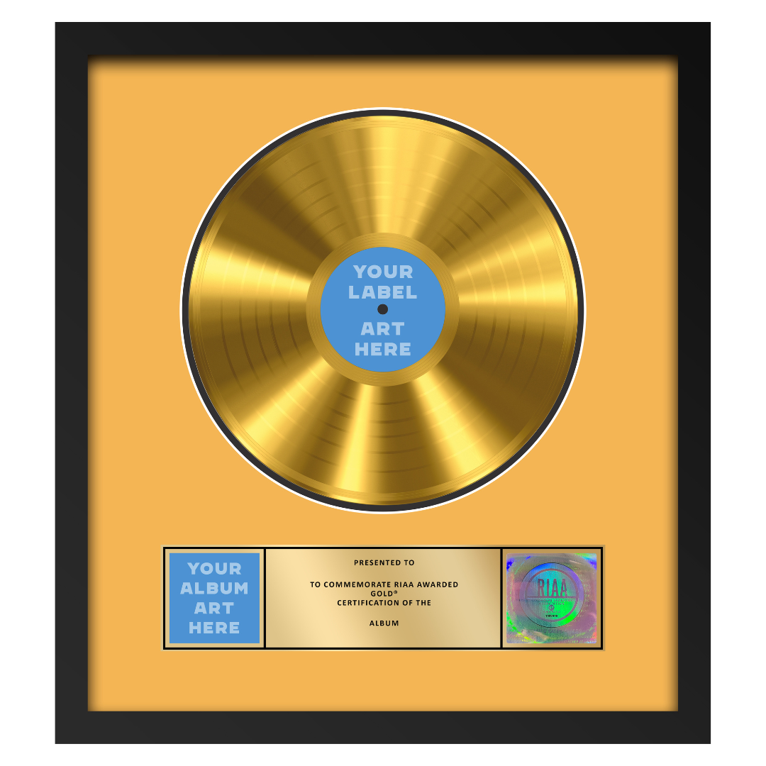 18"x20" RIAA Gold Award