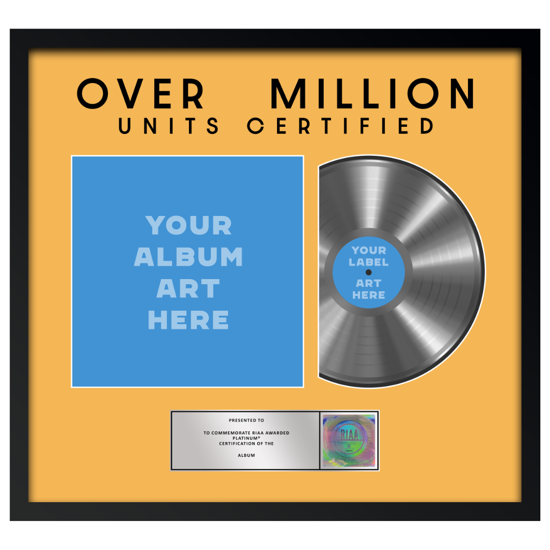 26"x24" RIAA Platinum Award