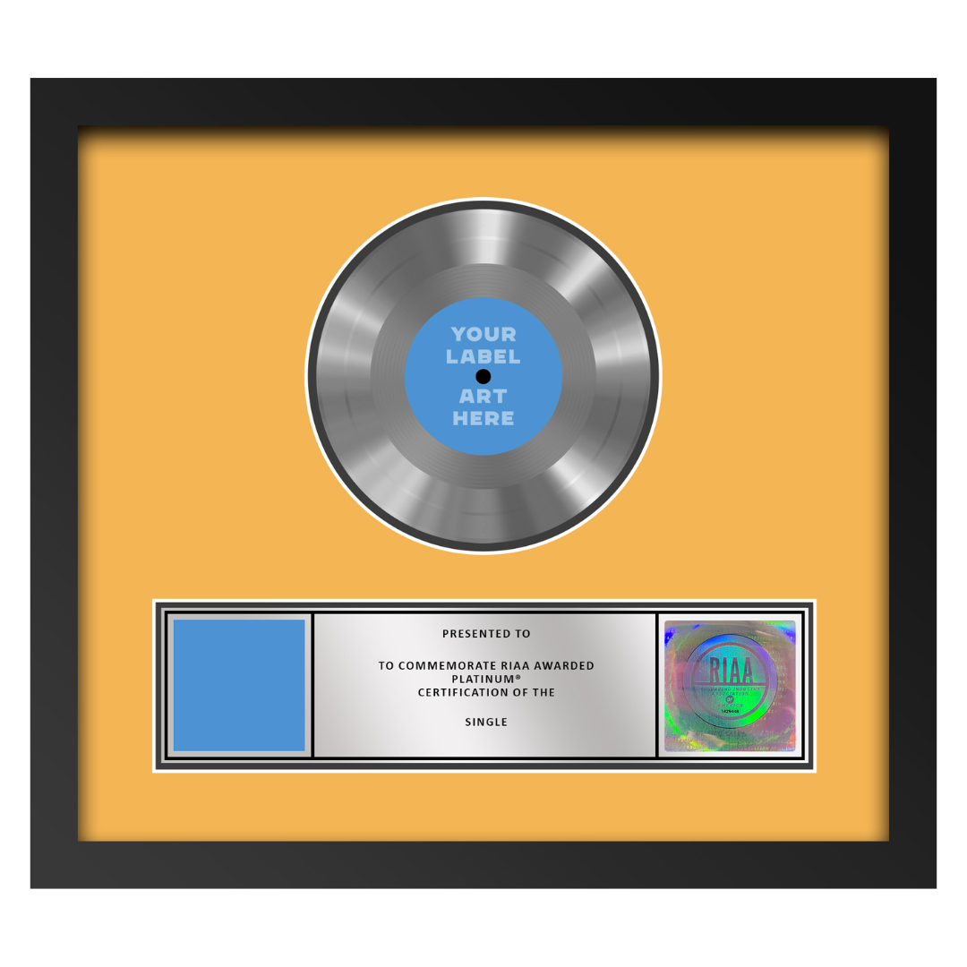 17"x15" RIAA Platinum Award