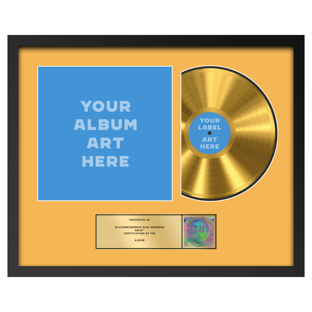 25"x20" RIAA Gold Award