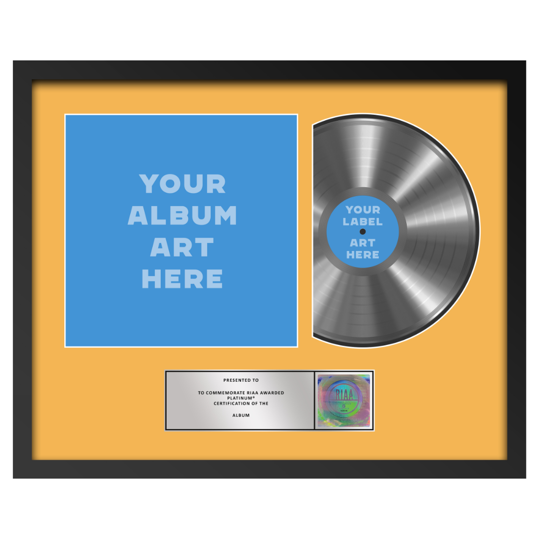 25"x20" RIAA Platinum Award