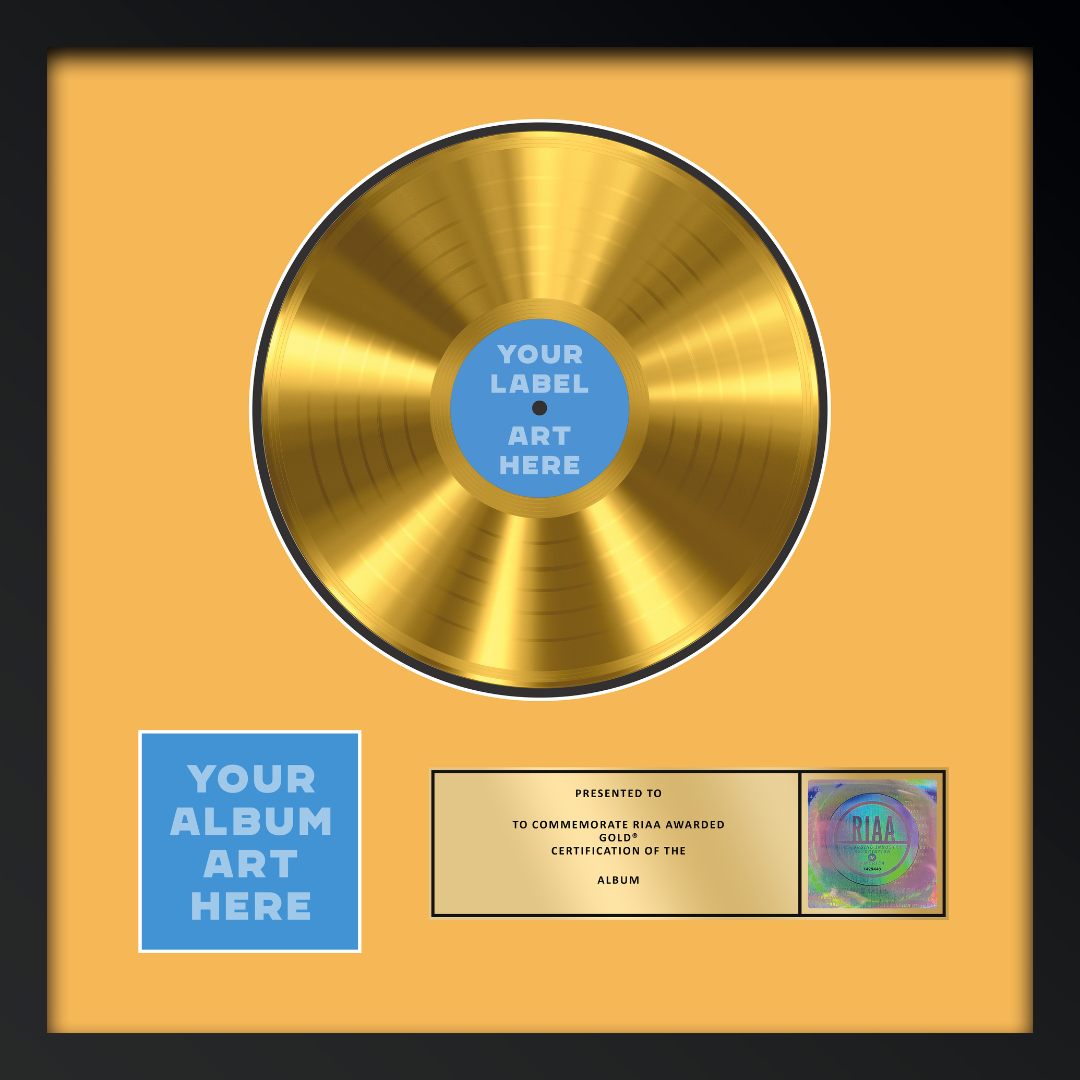 21"x21" RIAA Gold Award