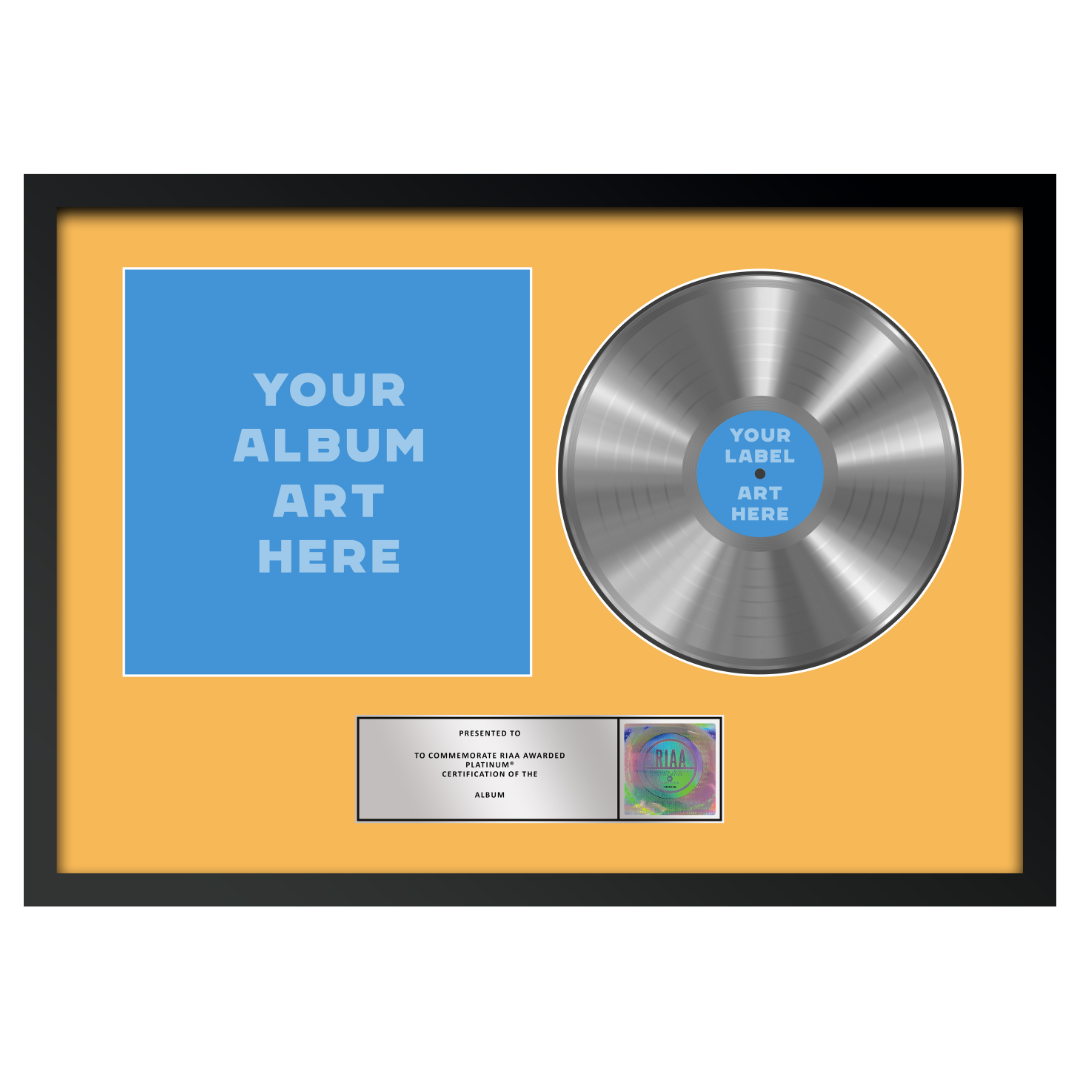 29"x20" RIAA Platinum Award