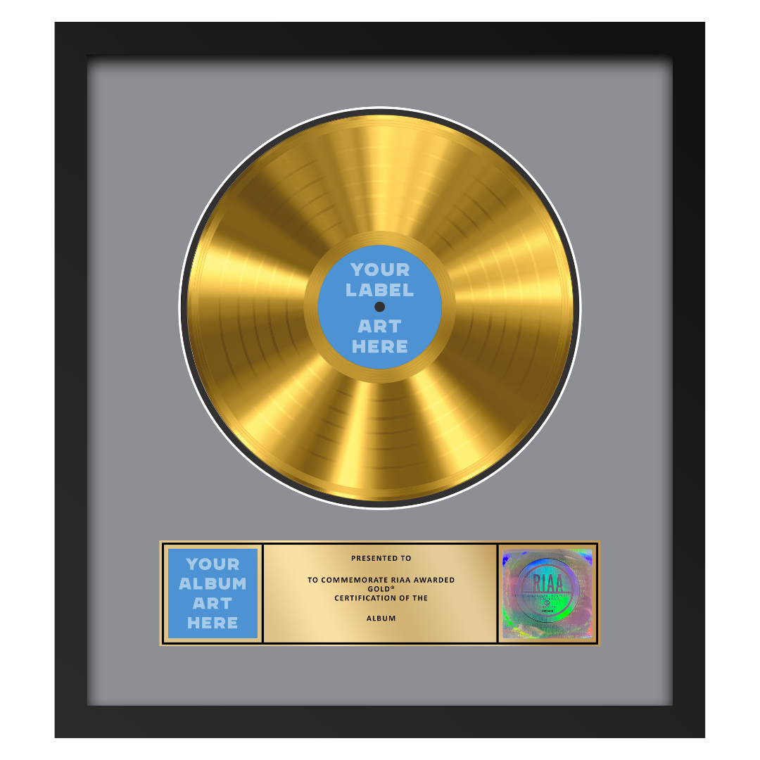 18"x20" RIAA Gold Award