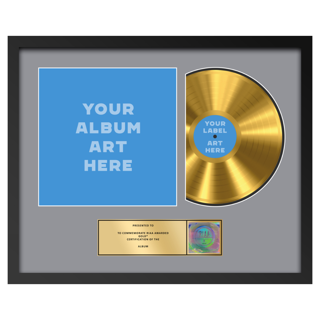 25"x20" RIAA Gold Award