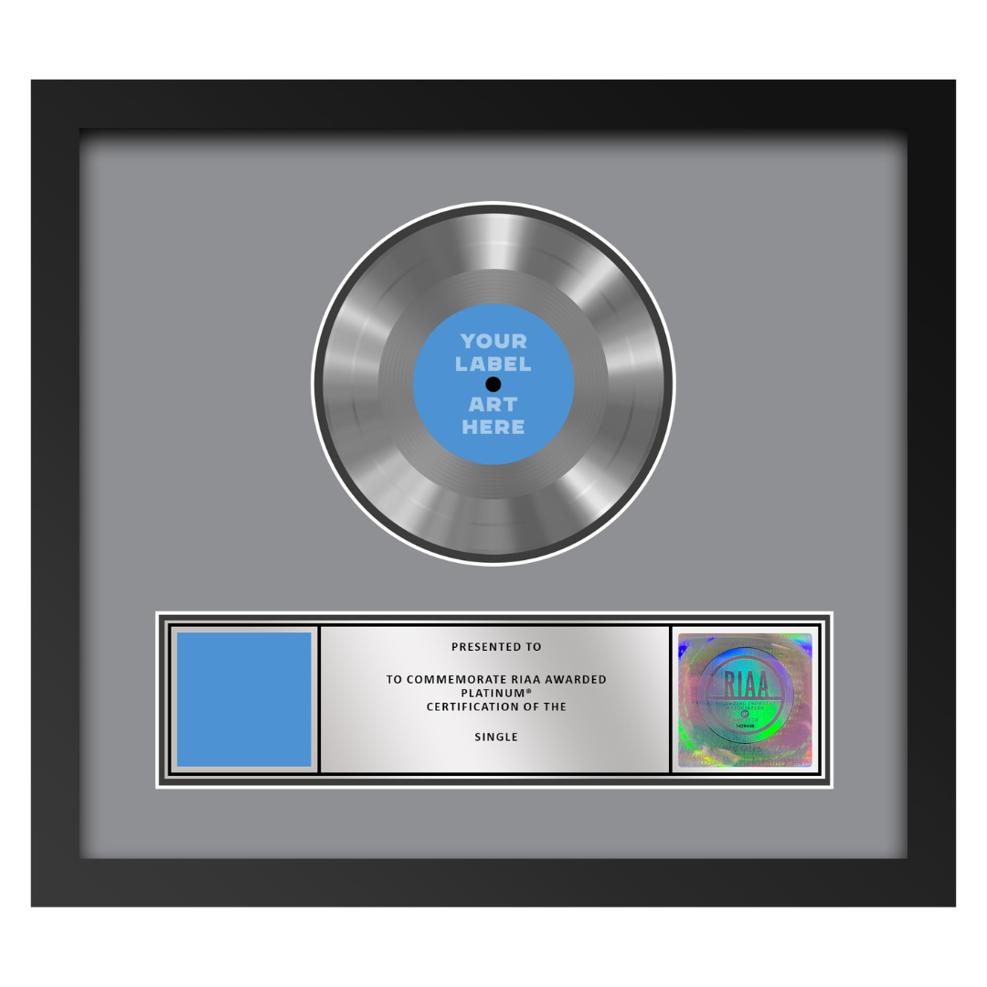 17"x15" RIAA Platinum Award