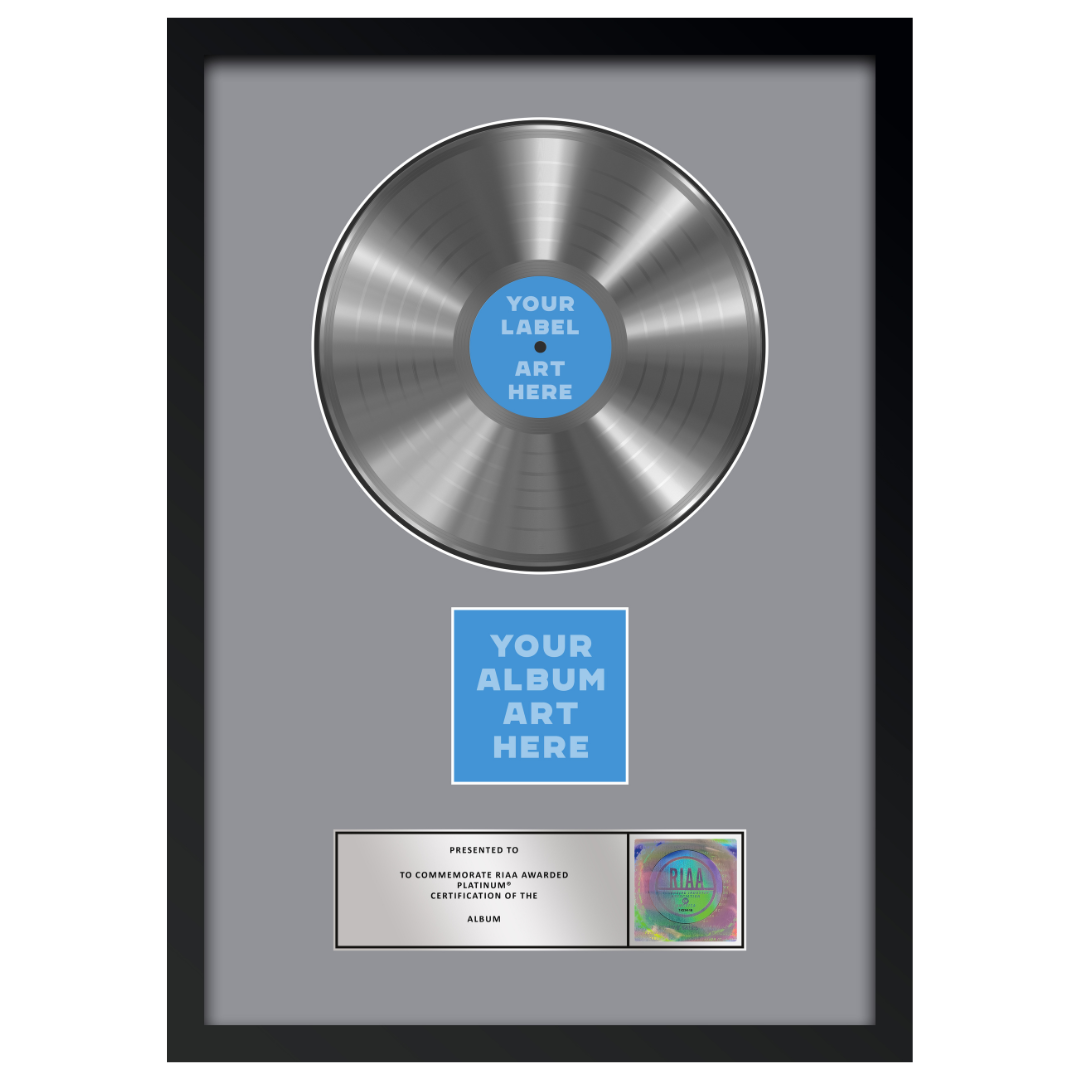 18"x26" RIAA Platinum Award